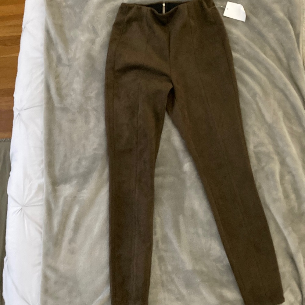 NWT Suede Leggings